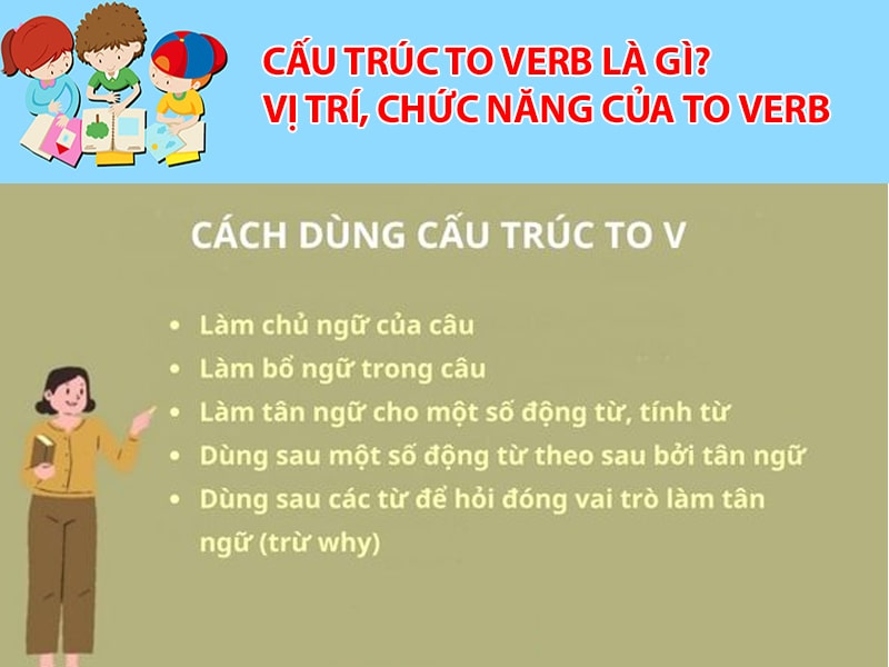 Cấu trúc To Verb là gì? Vị trí, chức năng của To Verb