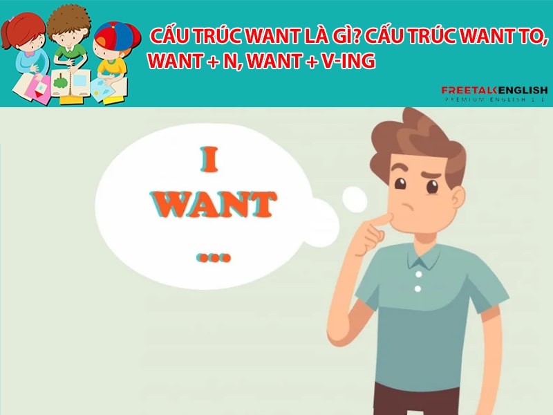 Cấu Trúc Want là gì? Cấu Trúc Want to, Want + N, Want + V-ing
