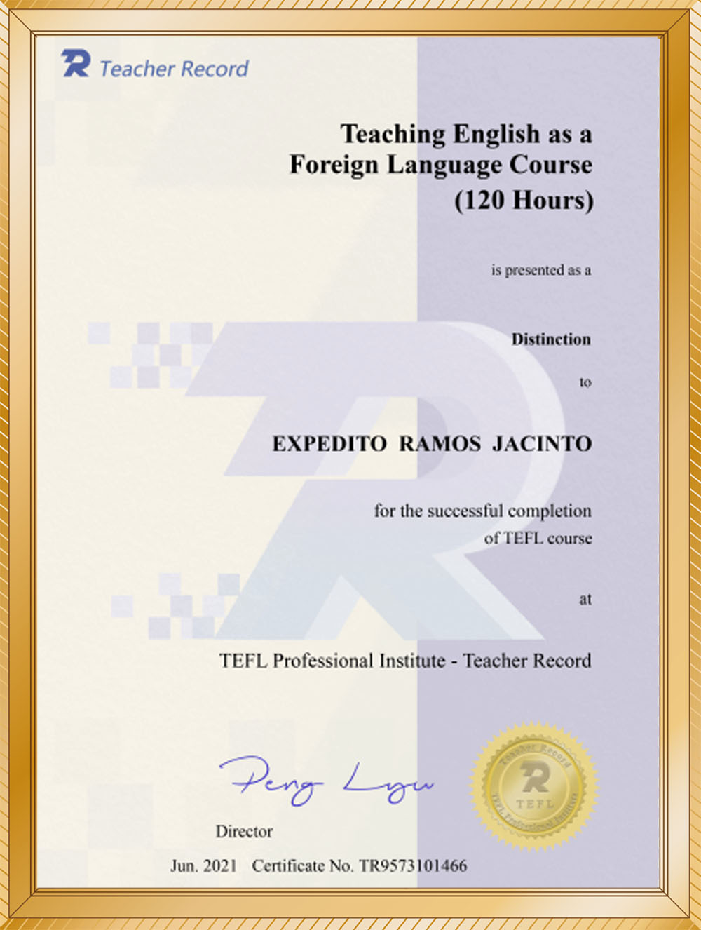 Giáo viên Expedito R. Jacinto