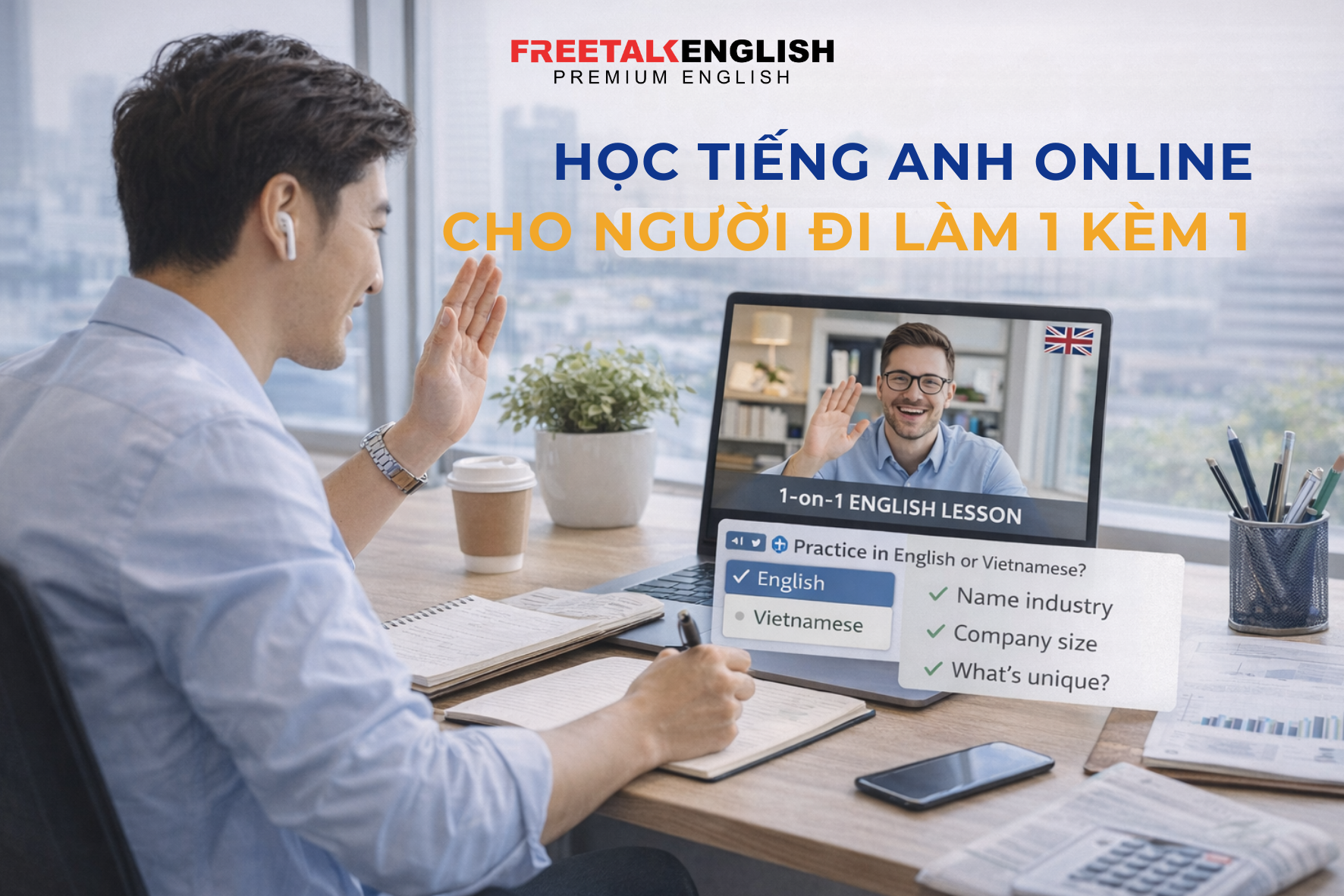 Tiếng Anh Cho Người Đi Làm: 12 Câu Trả Lời Phỏng Vấn Để Tăng Lương/ Nhảy Việc (Nói Ngắn – Có Số Liệu – Chốt Rõ)