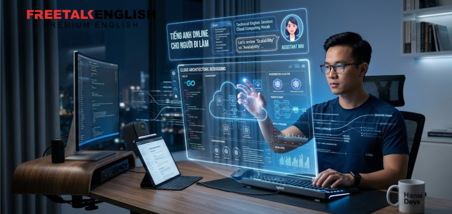 Học Tiếng Anh Online Cho Người Đi Làm: Thoát Vòng Lặp Học–Bận–Mất Nhịp–Bỏ