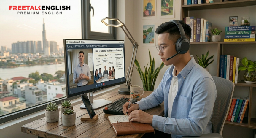 học tiếng anh online cho người đi làm